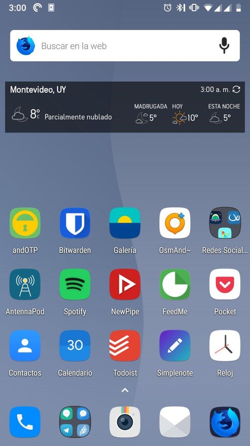 Escritorio de Android