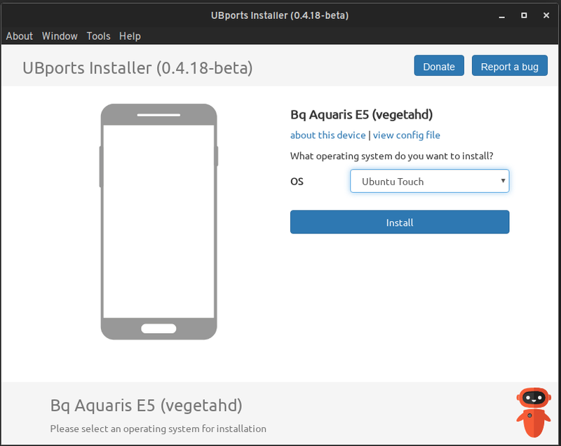 Instalación de UBports